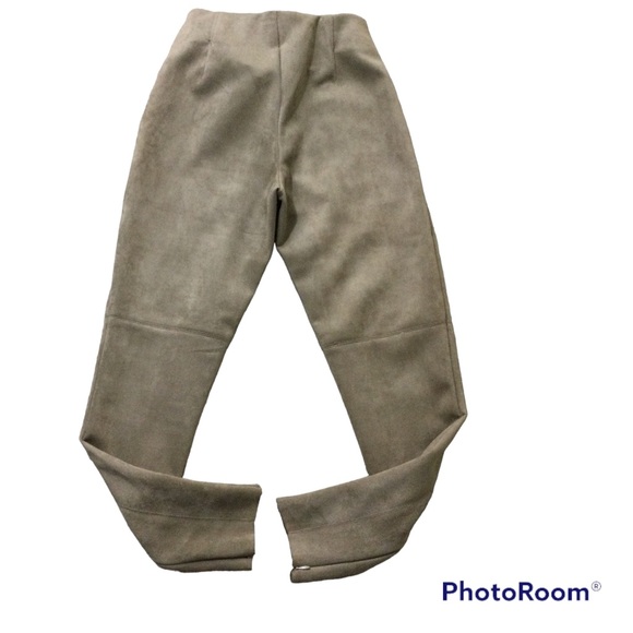 Zara Pants Faux Suede Pull On Leggings Bundle Size S - Picture 3 of 11